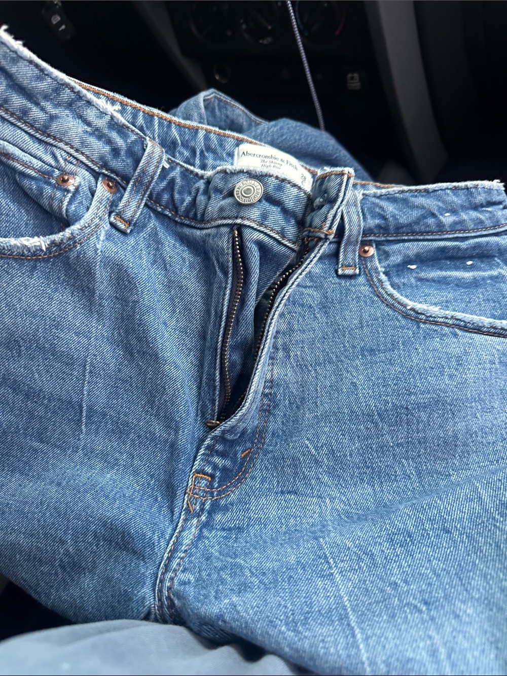 Abercrombie & Fitch High-Rise Light Blue Denim Jeans